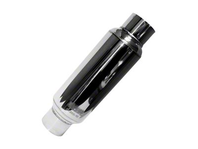 Kooks Universal 3in Round Muffler 10in Long. Pol SS - R300-10