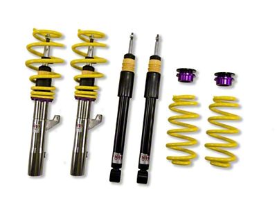 KW Suspension Coilover Kit V2 Passat 3C/B6/B7 Wagon; 2WD + KWSHP65 - 15280087
