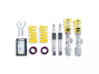KW Suspension Coilover Kit V3 2018+ Ford Mustang w/o Electronic Dampening KWSHP65 - 35230079