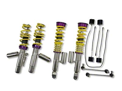 KW Suspension Coilover Kit V3 Porsche 911 997 Turbo Coupe w/ KWSHP65 - 35271034