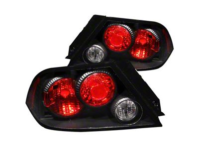 Anzo USA 2002-2003 Mitsubishi Lancer Taillights Black - 221086
