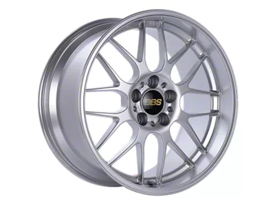 BBS RG-R Sport Silver with Polished Lip Wheel; 19x9.5; 22mm Offset; 5x114.3mm Bolt Pattern; 82mm Hub Bore