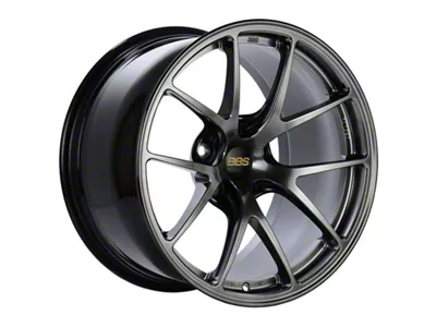 BBS RI-A Diamond Black Wheel; 18x9.5; 22mm Offset; 5x114.3mm Bolt Pattern; 82mm Hub Bore