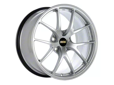 BBS RI-A Diamond Silver Wheel; 18x9.5; 35mm Offset; 5x114.3mm Bolt Pattern; 82mm Hub Bore