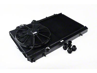 CSF 96-07 Mitsubishi Lancer Evo 4/5/6/7/8/9 Full-Slim Radiator w/12in Fan - 7075B