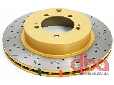 DBA 03-05 Mitsubishi Lancer Evo 8/9 Rear Drilled & Slotted 4000 Series - 4419XS