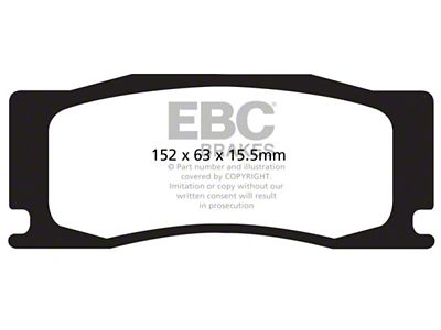 EBC Brakes Yellowstuff Brake Pad Sets Fronts Only - DP42111R