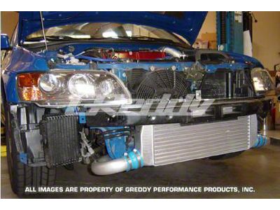 GReddy LS Spec Intercooler Stock Turbo 24 Core 280x600x76mm Piping for Mitsubishi Lancer - 12030429