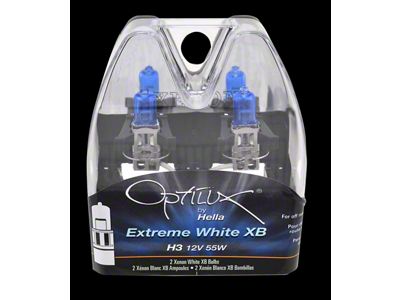 Hella H3 12V 55W Xen White XB Bulb Pair - H71071312