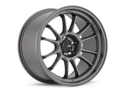Konig Hypergram Matte Grey Wheel; 18x8.5; 35mm Offset; 5x114.3mm Bolt Pattern; 73.10mm Hub Bore