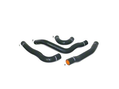 Mishimoto Mitsubishi EVO X Black Silicone Hose Kit - MMHOSE-EVO-10BK