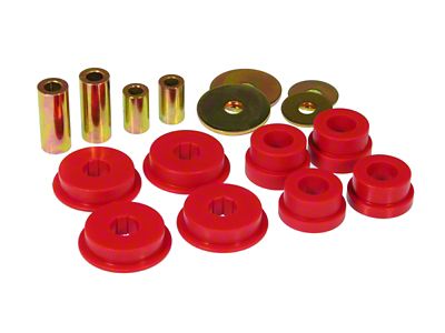 Prothane Mitsubishi Lancer Evo 8 Diff/Mustache Bar Bushings - Red - 13-1610