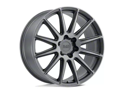 Black Rhino Waza Brushed Gunmetal 4-Wheel Kit; 20x9; 30mm Offset; 5x114.3mm Bolt Pattern; 76.10mm Hub Bore