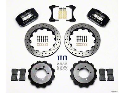 Wilwood Dynapro Radial Rear Kit 13.00in Drilled Mitsubishi Lancer EVO VIII - 140-9286-D