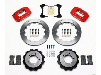 Wilwood Dynapro Radial Rear Kit 13.00in Red Mitsubishi Lancer EVO VIII - 140-9286-R