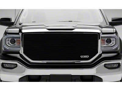 T-REX Grilles Laser Billet Grille, Black, Aluminum, 1 Pc, Insert - 6202141