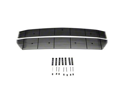 T-REX Grilles Laser Billet Grille, Black, Aluminum, 2 Pc, Overlay - 6211271
