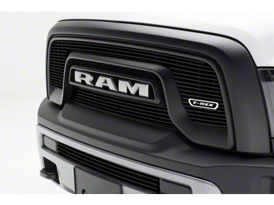 T-REX Grilles Laser Billet Grille, Black, Aluminum, 2 Pc, Overlay - 6214641