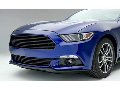 T-REX Grilles Laser Billet Series Grille; Horizontal; Aluminum; Black; 1 Pc; Replacement; - 6215301