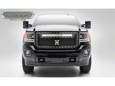 T-REX Grilles Laser Torch Grille, Black, Mild Steel, 1 Pc, Insert - 7312111