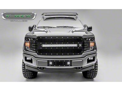T-REX Grilles Laser Torch Grille, Black, Mild Steel, 1 Pc, Replacement - 7315711