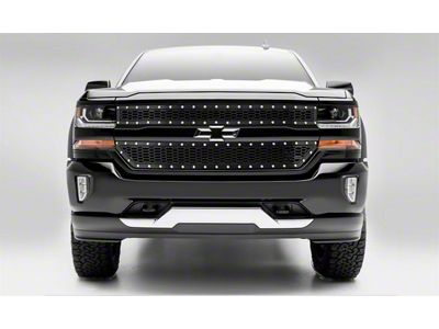 T-REX Grilles Laser X Grille, Black, Mild Steel, 2 Pc, Overlay - 7711281