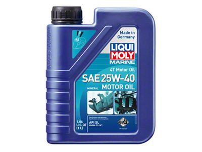 LIQUI MOLY 1L Marine 4T Motor Oil 25W40 - 20546