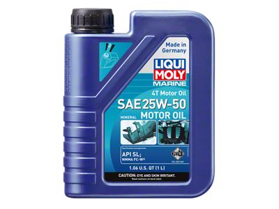 LIQUI MOLY 1L Marine 4T Motor Oil SAE 25W50 - 22508