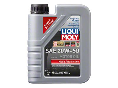 LIQUI MOLY 1L MoS2 Anti-Friction Motor Oil 20W50 - 22070