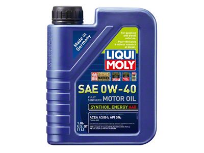 LIQUI MOLY 1L Synthoil Energy A40 Motor Oil SAE 0W40 - 2049