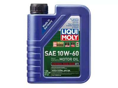 LIQUI MOLY 1L Synthoil Race Tech GT1 Motor Oil SAE - 2068