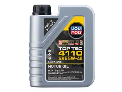 LIQUI MOLY 1L Top Tec 4110 Motor Oil SAE 5W40 - 22120