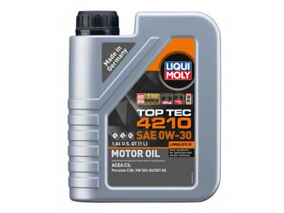 LIQUI MOLY 1L Top Tec 4210 Motor Oil SAE 0W30 - 22156