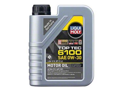 LIQUI MOLY 1L Top Tec 6100 Motor Oil SAE 0W30 - 22239