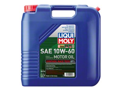 LIQUI MOLY 20L Synthoil Race Tech GT1 Motor Oil SAE - 20127