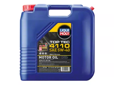 LIQUI MOLY 20L Top Tec 4110 Motor Oil SAE 5W40 - 22124