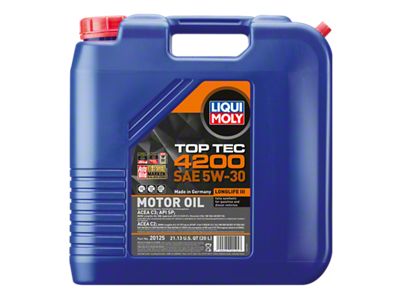 LIQUI MOLY 20L Top Tec 4200 New Generation Motor Oil - 20125