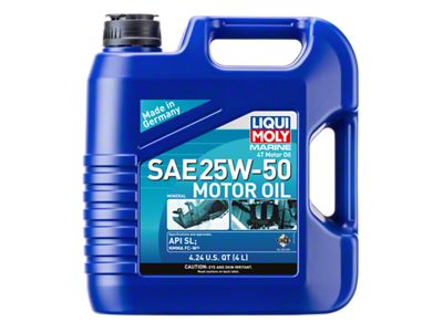 LIQUI MOLY 4L Marine 4T Motor Oil SAE 25W50 - 22510