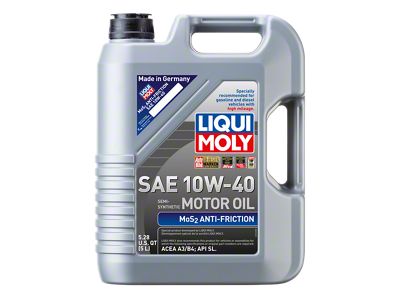 LIQUI MOLY 5L MoS2 Anti-Friction Motor Oil 10W40 - 2043