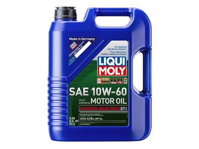 LIQUI MOLY 5L Synthoil Race Tech GT1 Motor Oil SAE - 2024