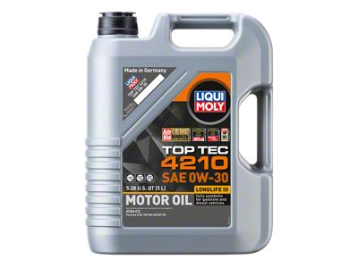 LIQUI MOLY 5L Top Tec 4210 Motor Oil SAE 0W30 - 22158