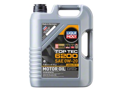 LIQUI MOLY 5L Top Tec 6200 Motor Oil SAE 0W20 - 20238