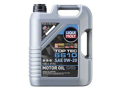 LIQUI MOLY 5L Top Tec 6610 Motor Oil SAE 0W20 - 22190