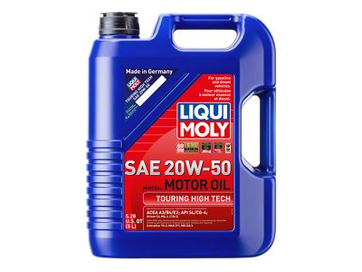 LIQUI MOLY 5L Touring High Tech Motor Oil SAE 20W50 - 20114