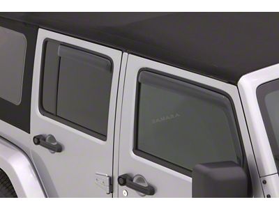 Lund 07-17 Jeep Wrangler Unlimited Ventvisor Elite Window Deflectors - 184249
