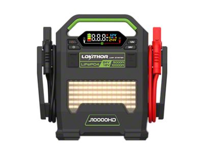 LOKITHOR LIFEPO4 Jump Starter; 12V-10000 Amp/24V-5000 Amp