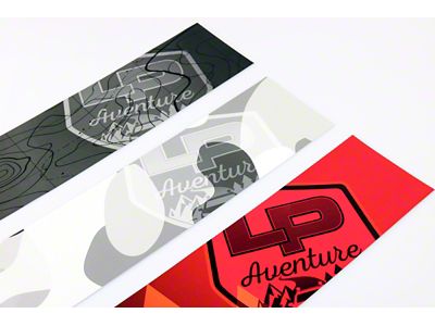 LP Aventure Deflector Sticker - Red - FLP-OBA-STICKER RD