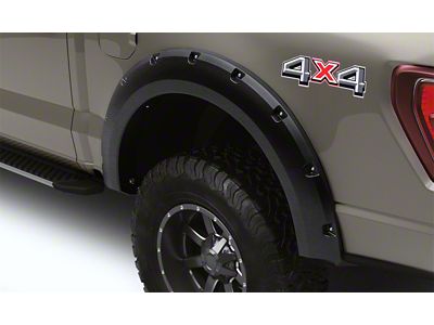 Lund 21-22 Ford F-150 Excl. Lightning RX-Rivet Style Textured Fender - RX150TB