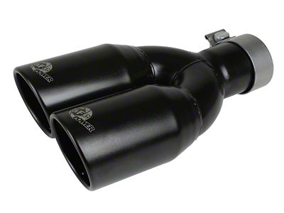 AFE MACH Force-Xp 409 Stainless Steel Clamp-on Exhaust Tip 2.5in Inlet - 49T25374-B12