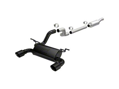 Magnaflow Cat-Back 2018 Jeep Wrangler 2.0L Dual Black Coated 4in - 19437